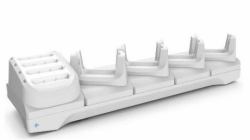 Zebra CRD-TC2W-BS54B-01 mobile device dock station accessory (TC21/TC26 HC WHITE FIVE SLOT - CHARGE ONLY CRADLE 4+4)