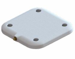 Zebra AN520-FCL60011EU RFID antenna White Suitable for indoor use (SLIM IP68-RATED RFID ANTENNA - IN/OUTDOOR USE SIZE: 5.9INX5.9IN)