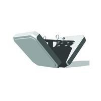 Zebra SR5502-SR01000SSEU RFID antenna Grey Long-range distance reading Suitable for indoor use (SMART SENSING STAR READ CEILING - MOUNT 2X ANTENNA EU VERSION)