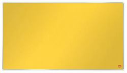 Nobo Impression Pro Widescreen Felt Notice Board 32" 71x40cm (Nobo 1915429 Impression Pro 710x400mm Widescreen Yellow Felt Notice Board)