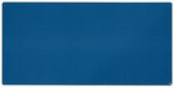 Nobo Premium Plus insert notice board Indoor Blue Aluminium (Nobo 1915193 Premium Plus Blue Felt Notice Board 2400x1200mm)