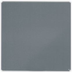 Nobo 1915197 insert notice board Grey Aluminium (Nobo 1915197 Premium Plus Grey Felt Notice Board 1200x1200mm)