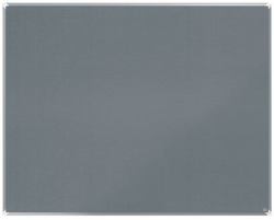 Nobo 1915198 insert notice board Grey Aluminium (Nobo 1915198 Premium Plus Grey Felt Notice Board 1500x1200mm)