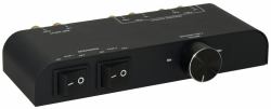 Microconnect MC-GEN-270 audio switch Black (Speaker Control 2 way - with Banana Connector, This - product is only approved for connection to loudspeaker outputsof audio - Warranty: 36M)