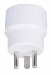 Microconnect GRUPADK power plug adapter Type K [DK] Type E [FR] White (Power Adapter, Schuko to DK - Hybrid power adapter from - pin-earth to DK-earth, white - Warranty: 300M)