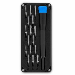 iFixit EU145474-1 electronic device repair tool (Minnow Precision Bit Set - EU145474-1, 22 mm, 4.5 cm, - 124 mm, ABS synthetics, Black,Blue, Black - Warranty: 24M)