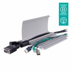 Dataflex Addit cable protector 90 cm - straight 412 (Dataflex Addit cable protector 90 cm - straight 412 - silver [1Year warranty])