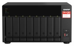 QNAP TS-873A NAS Tower Ryzen Embedded V1500B 8 GB DDR4 0 TB QNAP Turbo System Black (QNAP TS-873A - NAS server - 8 bays - SATA 6Gb/s - RAM 8 GB - Gigabit Ethernet / 2.5 Gigabit Ethernet)