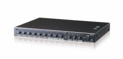 TOA M-633D audio mixer (M-633D Digital Stereo Mixer, 6 mic/line, 3 stereo, 1U size, with FBS, ARC, and Clip Limiter)