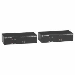 Black Box OVER CATX 4K DUAL-HEAD DISPLAYPORT USB 2.0 KVM extender Transmitter & receiver (Blackbox KVX SERIES DISPLAYPORT CATX KVM EXTENDER; DH; TX+RX [1Year warranty])