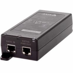 Axis 02208-001 PoE adapter Fast Ethernet, Gigabit Ethernet 56 V (30 W MIDSPAN AC/DC - 02208-001, Fast Ethernet, - Gigabit Ethernet, 10,100,1000 Mbit/s, IEEE 802.3af,IEEE 802.3at, Black, IS - Warran...