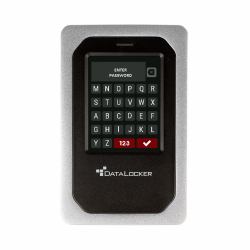 DataLocker DL4 FE, 1TB HDD, FIPS 140-3 L3, AES 256Bit, Touchscreen, USB 3.2 Gen 1 (DataLocker DL4 FE 1TB USB-C / -A HDD)