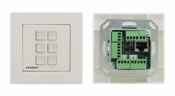 Kramer Electronics RC-306/EU-80/86[W] digital/analogue I/O module (RC-306/EU-86 - 6&ndash;Button PoE and I/O Control Keypad [EU UK])