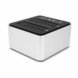 OWC OWCTCDRVDCK storage drive docking station USB 3.2 Gen 2 [3.1 Gen 2] Type-C Black, Silver (OWC Drive Dock USB 3.2 Gen1 Dual-Bay Drive Docking Solution)