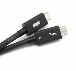 OWC OWCCBLTB4C1.0M Thunderbolt cable 1 m 40 Gbit/s Black (1m OWC Thunderbolt 4 Cable)