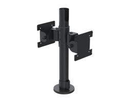 Ergonomic Solutions SpacePole POS Back-to-back Screen Mount, VESA 75/100 (BACK TO BACK BLACK - )