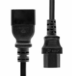 ProXtend C13 to C20 Power Extension Cord Black 0.5m (Power Extension Cord C13 to - C20 0.5M Black - Warranty: 360M)