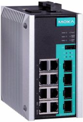 Moxa EDS-G512E-4GSFP-T - EDS-G512E-4GSFP-T,8x10/100/100 - EDS-G512E-4GSFP-T - Warranty: 24M