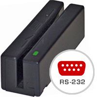 MagTek Mini Swipe Reader [RS-232] magnetic card reader (Swipe Reader TK 1 2 - Black, Port Powered - Warranty: 12M)