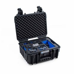 B&W Cases 3000 GoPro Hero 5/6/7 Hard case Black, Blue (B&W International type 3000 Storage Case [Case] for Action Camera, Battery, Remote Control, Charger, Cable, Housing, Memory Card)