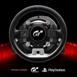 Thrustmaster T-GT II Volant + pedalier 4160823 Black, Satin steel USB Steering wheel + Pedals PC, PlayStation 4, PlayStation 5 (ThrustMaster T-GT II - rat og pedalsÃ¦t)