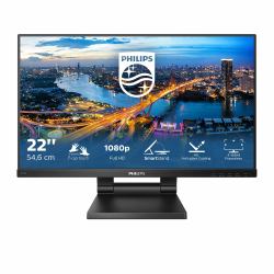 Philips B Line 222B1TC/00 computer monitor 54.6 cm [21.5"] 1920 x 1080 pixels Full HD LED Touchscreen Black (22" 222B1TC/00 Monitor - 22" Black LCD Monitor Full HD VGA DisplayPort and HDMI)
