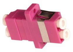 Lanview LVO231256 fibre optic connector LC Female (LC Multimode adapter duplex - OM4 zirconia SC footprint - Warranty: 60M)