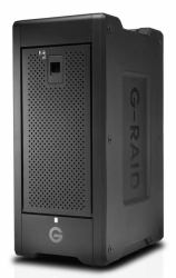 SanDisk G-RAID SHUTTLE 8 disk array 96 TB Desktop Black (SanDisk Professional G-RAID SHUTTLE 8 - Hard drive array - 96 TB - 8 bays - HDD 12 TB x 8 - Thunderbolt 3, USB 3.2 Gen 2 [external])