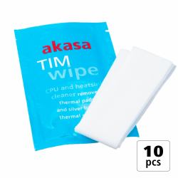 Akasa TIM Wipes (Akasa Pack of 10 Thermal Interface Material [TIM] Cleaning Wipes)