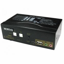 Cables Direct NLKVMHDMI-22DBL KVM switch Black (CDL 2 PORT DUAL SCREEN HDMI/USB/AUD)