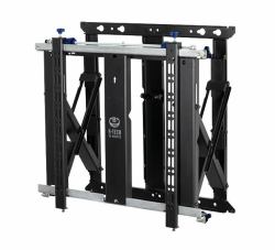B-Tech Slimline Soft-Open Full Service Videowall Mount with Micro-Adjustment [VESA 600 x 400] (Ultra-Slim Pop-In, Pop-Out - Videowall Mount with - Micro-Adjustment [VESA 600 x 400] - Warranty: 60M)