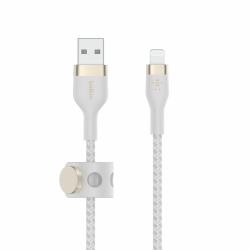 Belkin CAA010BT2MWH lightning cable 2 m White (USB-A TO LTGBRAIDED SILICON 2M WHT)