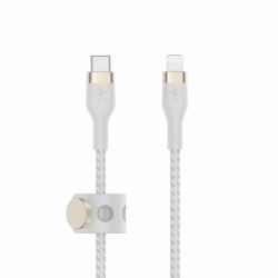 Belkin CAA011BT1MWH lightning cable 1 m White (PRO FLEX LIGHTNING/USB-C CBL FA - USB-C SILICONE CABLE SUPPORTS FA)