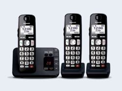 Panasonic KX-TGE823EB telephone DECT telephone Caller ID Black (PANASONIC KX-TGE823EB TRIO)