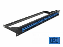 DeLOCK 19″ Fibre Patch Panel 24 port SC Simplex blue (Delock patch-panel - 1U - 19)
