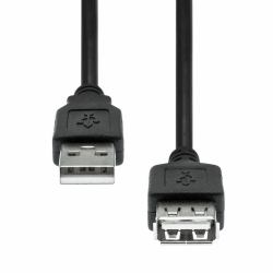 proxtend USB 2.0 Extension Cable Black - 1M - Warranty: 360M