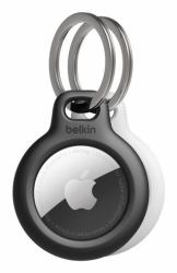 Belkin Secure Holder (2-PACK SECURE HOLDER W/ KEY RIN - F/ APPLE AIRTAG BLACK AND WHITE)