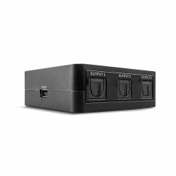 Lindy 3 Port Optical [TosLink] Audio Splitter (3 PORT TOSLINK [OPTICAL] - DIGITAL AUDIO SPLITTER)