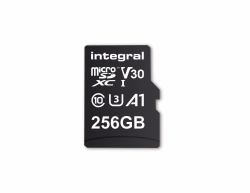 Integral 256GB MICRO SD CARD SDXC UHS-1 U3 CL10 V30 A1 UP TO R-100 MBS (256GB MICRO SD CARD SDXC UHS-1 U3 CL10 V30 A1 UP TO R-100 MBS INTEGRAL)
