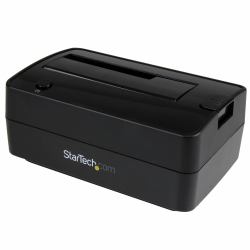 StarTech.com Single Bay USB 3.1 / eSATA to SATA Hard Drive Docking Station, USB 3.1 [10 Gbps] Hard Drive Dock, External 2.5/3.5" SATA III HDD/SSD Docking Station, Top-Loading Hard Drive Bay (1BAY U...