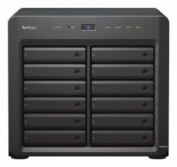 Synology DiskStation DS3622xs+ NAS Tower Intel® Xeon® D D-1531 16 GB DDR4 0 TB DiskStation Manager Black (Synology DiskStation DS3622xs+; 12 bay desktop; Intel Xeon D-1531 6-core [12-thread] 2.2 ...