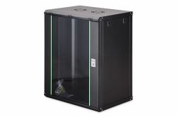 Digitus Wall-mounted enclosure Dynamic Basic series - 600x450 mm [WxD] (WALL MOUNTING CABINET 600X450MM - 16U DYNAMIC 816X600X450MM BLACK)