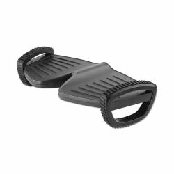 Manhattan Foot Rest/Rocker, Under-Desk Comfort and Productivity Enhancer, Two Rocking Motions, 277 x 502mm, Textured Surface, Black, Lifetime Warranty (FOOT REST/ROCKER- X2 ROCKING - MOTIONS)