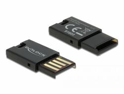 DeLOCK USB 2.0 Card Reader for Micro SD memory cards (Delock kortlÃ¦ser - USB 2.0)