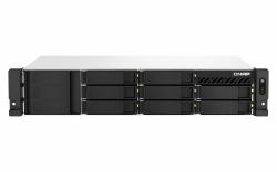 QNAP TS-873AeU-RP NAS Rack [2U] Ryzen Embedded V1500B 4 GB DDR4 0 TB QuTS hero Black (QNAP TS-873AeU-RP - NAS server - 8 bays - rack-mountable - SATA 6Gb/s - RAID 0, 1, 5, 6, 10, JBOD, 50, 60 - RAM...