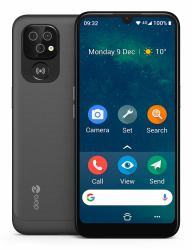 Doro 8100 15.5 cm [6.1"] Single SIM Android 11 Go Edition 4G USB Type-C 2 GB 32 GB 3000 mAh Grey (DORO 8100 4G BLACK 6.1IN - 32GB ANDROID)