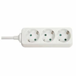 Lindy 73100 power extension 3 AC outlet[s] Indoor White (3-FACH SCHUKO STECKDOSENLEISTE - )