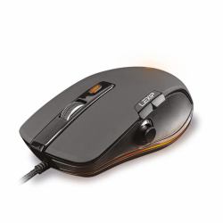 lexip Np93 – Wired Mouse With Thumb Joystick And Ceramic Pads – 12 Programmable Macros 