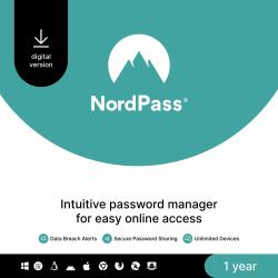 NordPass 1 year[s] (NORDVPN NordPass Premium - Abo-Lizenz [1 Jahr] - 6 GerÃ¤te - ESD-Download)