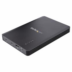 StarTech.com 4 Bay Thunderbolt 3 NVMe Enclosure, For M.2 NVMe SSD Drives, 1x DisplayPort Video/ 2x TB3 Downstream Ports, 40Gbps, 72W Power Supply, External Hard Drive Enclosure (4 BAY THUNDERBOLT 3...